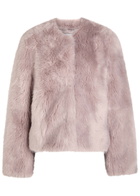 Stand Studio Halle Faux fur Jacket Light Pink