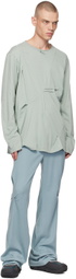 Kiko Kostadinov Green Ohne K-Dart Henley T-shirt