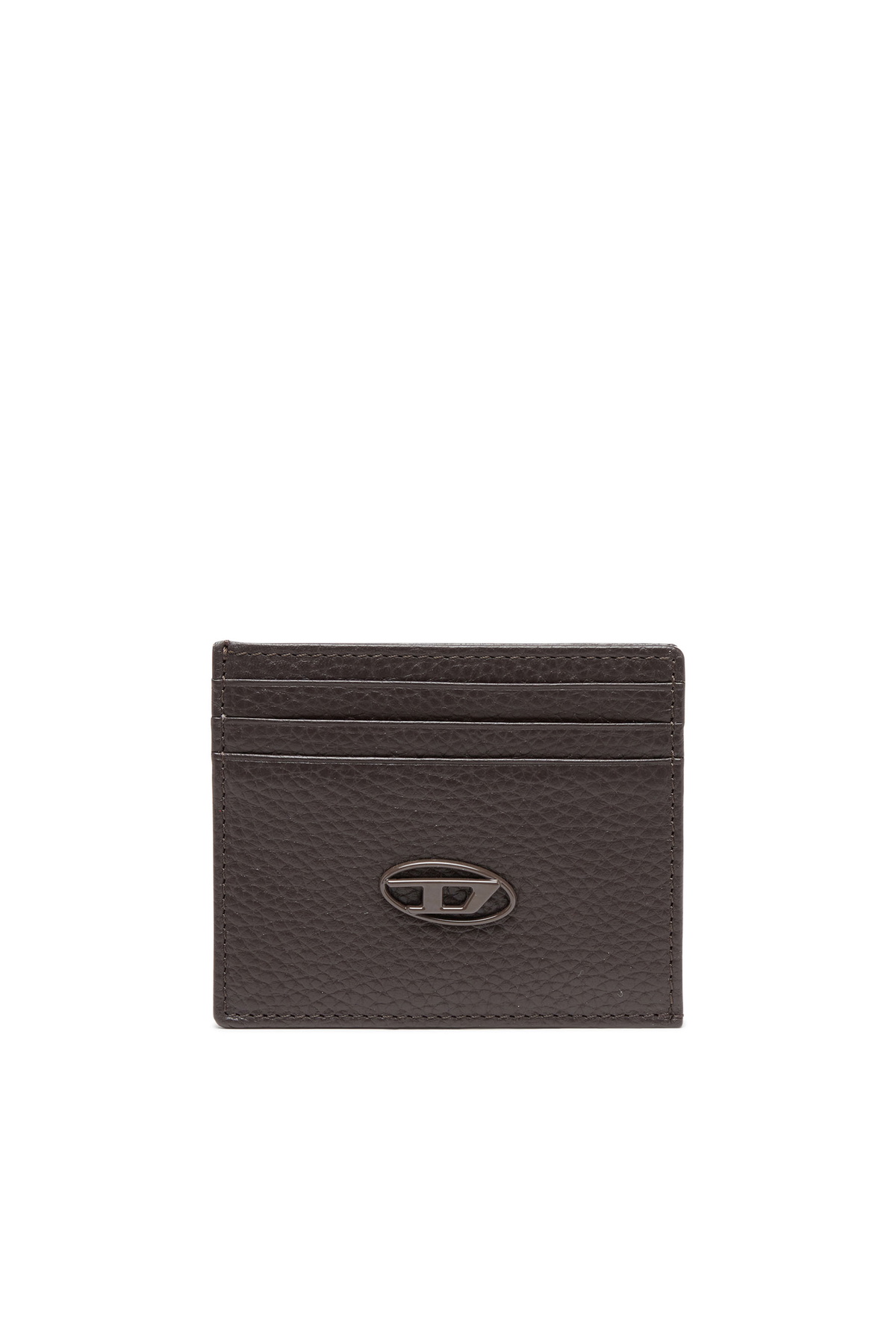 Diesel Card case in grained leather - Card cases Mens in Brown