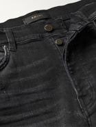 AMIRI - Thrasher Plus Skinny-Fit Distressed Jeans - Black