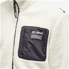 Axel Arigato Men's Billie Fleece Jacket in Ecru/Black