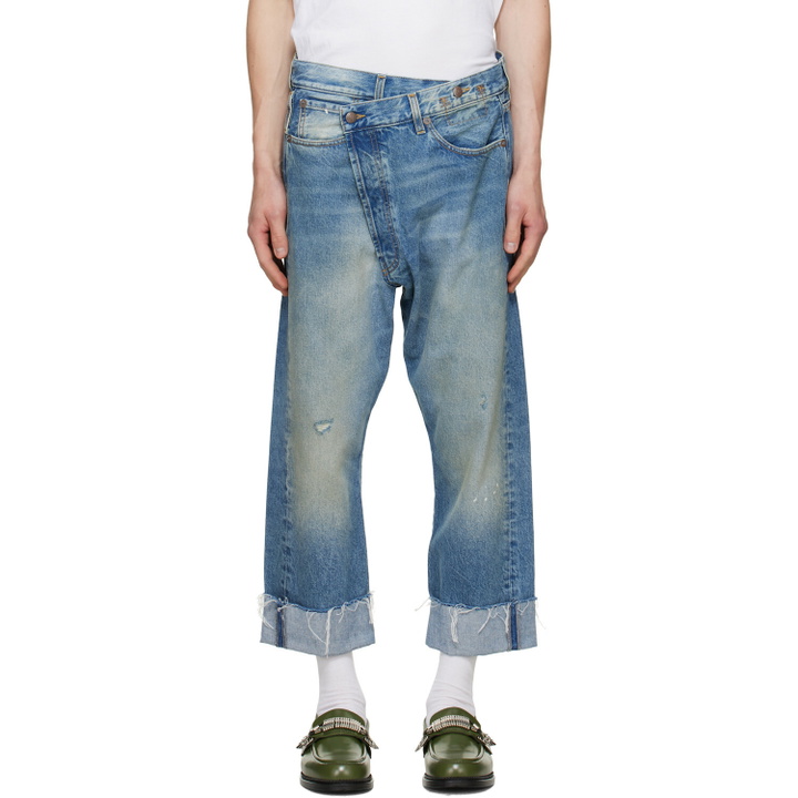 Photo: R13 Blue Crossover Jeans