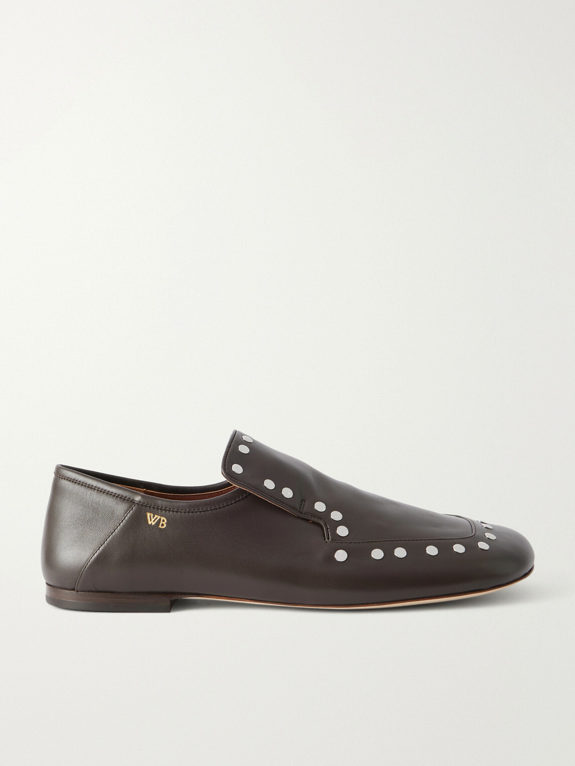 Wales Bonner - Dakar Embellished Leather Loafers - Brown