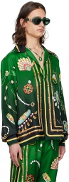 Casablanca Green 'La Boite A Bijoux' Shirt