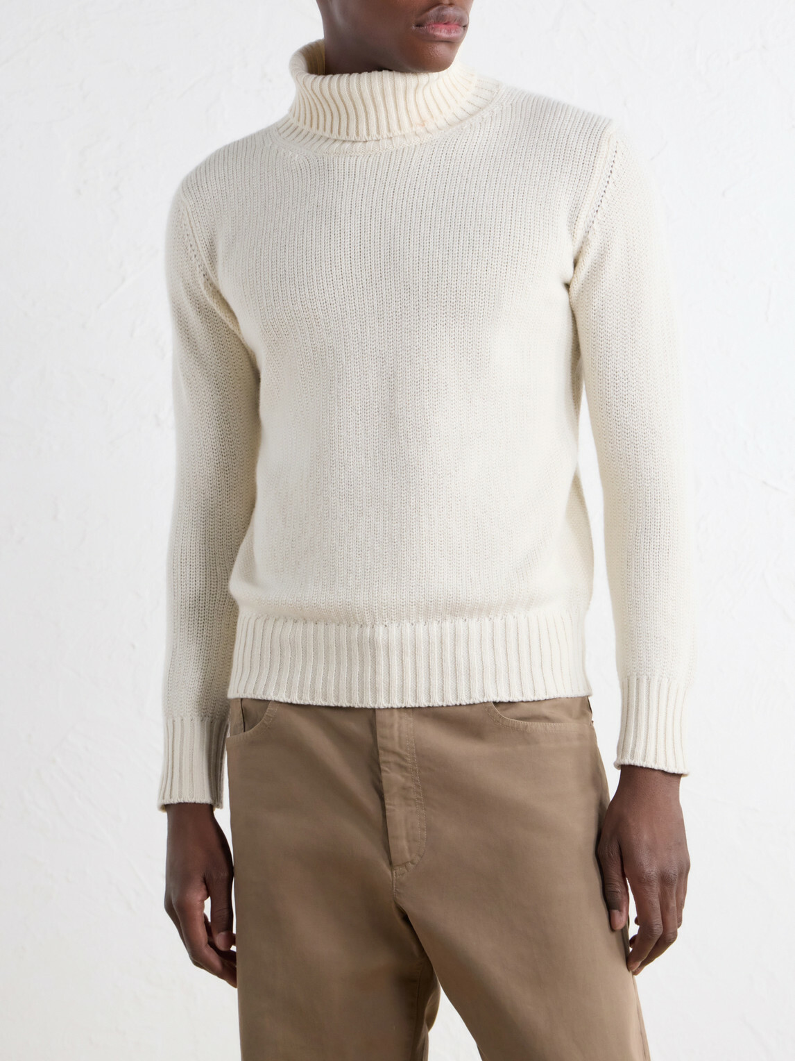 Stòffa - Cashmere Rollneck Sweater - Neutrals