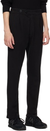 Les Tien Black Button-Fly Trousers