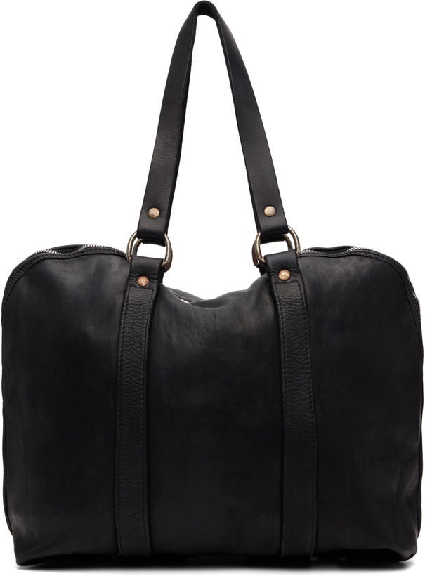 Photo: Guidi Black Soft Horse Tote