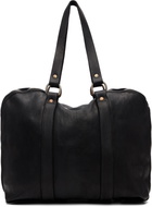 Guidi Black Soft Horse Tote