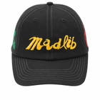 Butter Goods Men's x Madlib Alias 6 Panel Cap in Black 