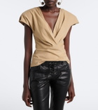Isabel Marant Nadrine cotton jersey top
