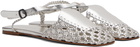 HEREU Silver Reixa Metallic Sandals