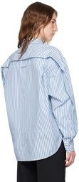 Meryll Rogge Blue Striped Shirt