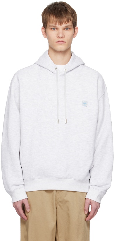 Photo: Solid Homme Gray Drawstring Hoodie