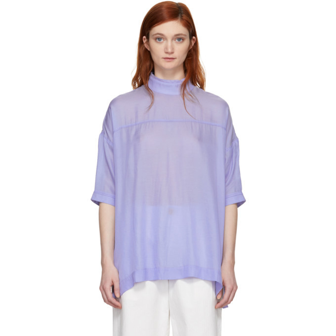 Photo: Chimala Blue High Neck Blouse