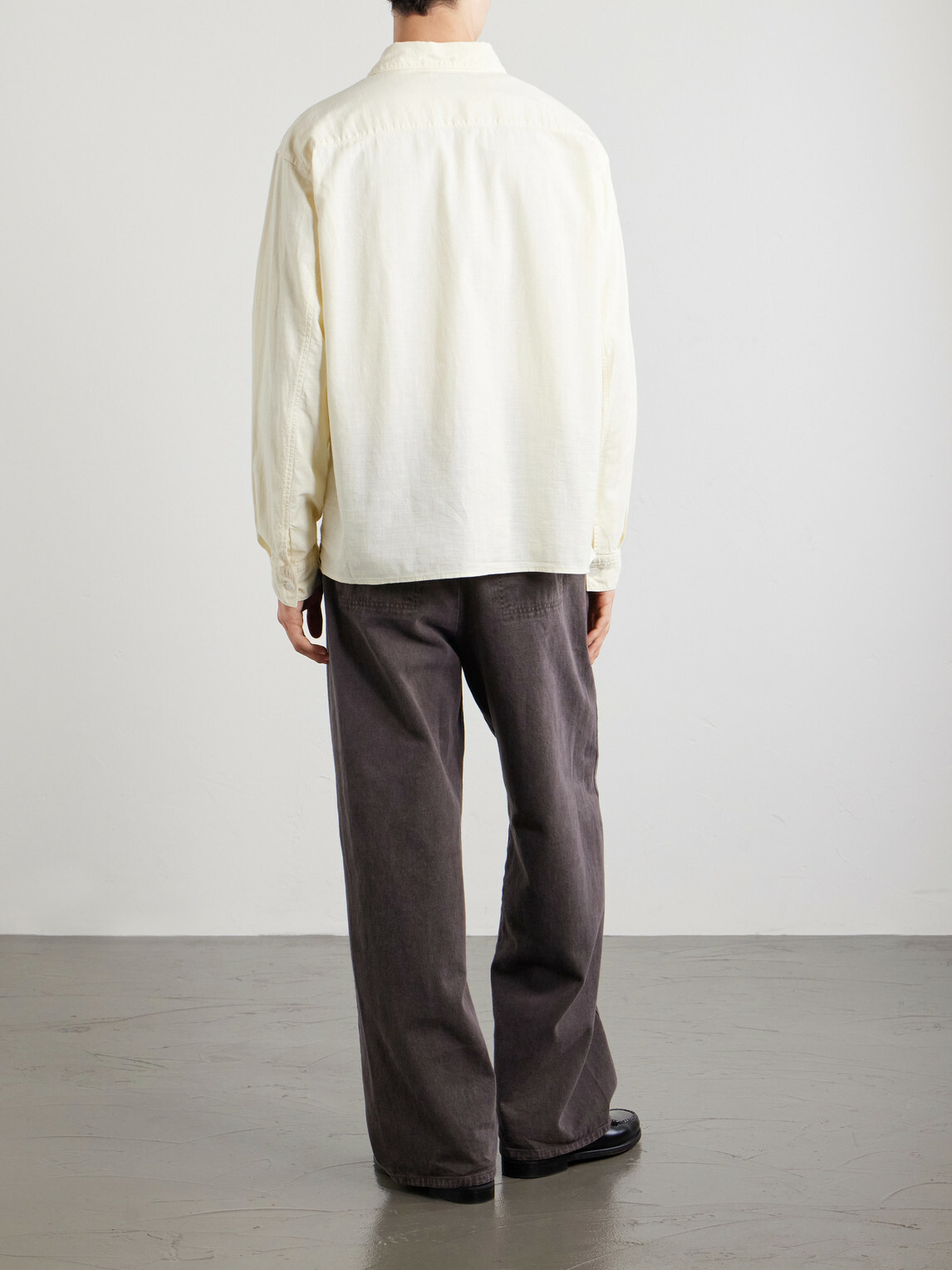 FRAME - Cotton-Poplin Shirt - White
