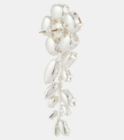 Magda Butrym Crystal-embellished floral drop earrings