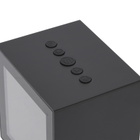 Newgate Clocks Monolith LCD Alarm Clock in Black 