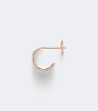 Repossi Berbere 18kt rose gold single hoop earring with diamonds