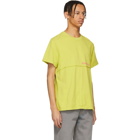 Eckhaus Latta Yellow Lapped T-Shirt