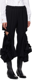 Comme des Garçons Black Gabardine Trousers