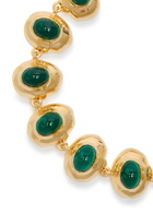 Joanna Laura Constantine Oval Cabochon 18kt Gold-plated Bracelet - One Size