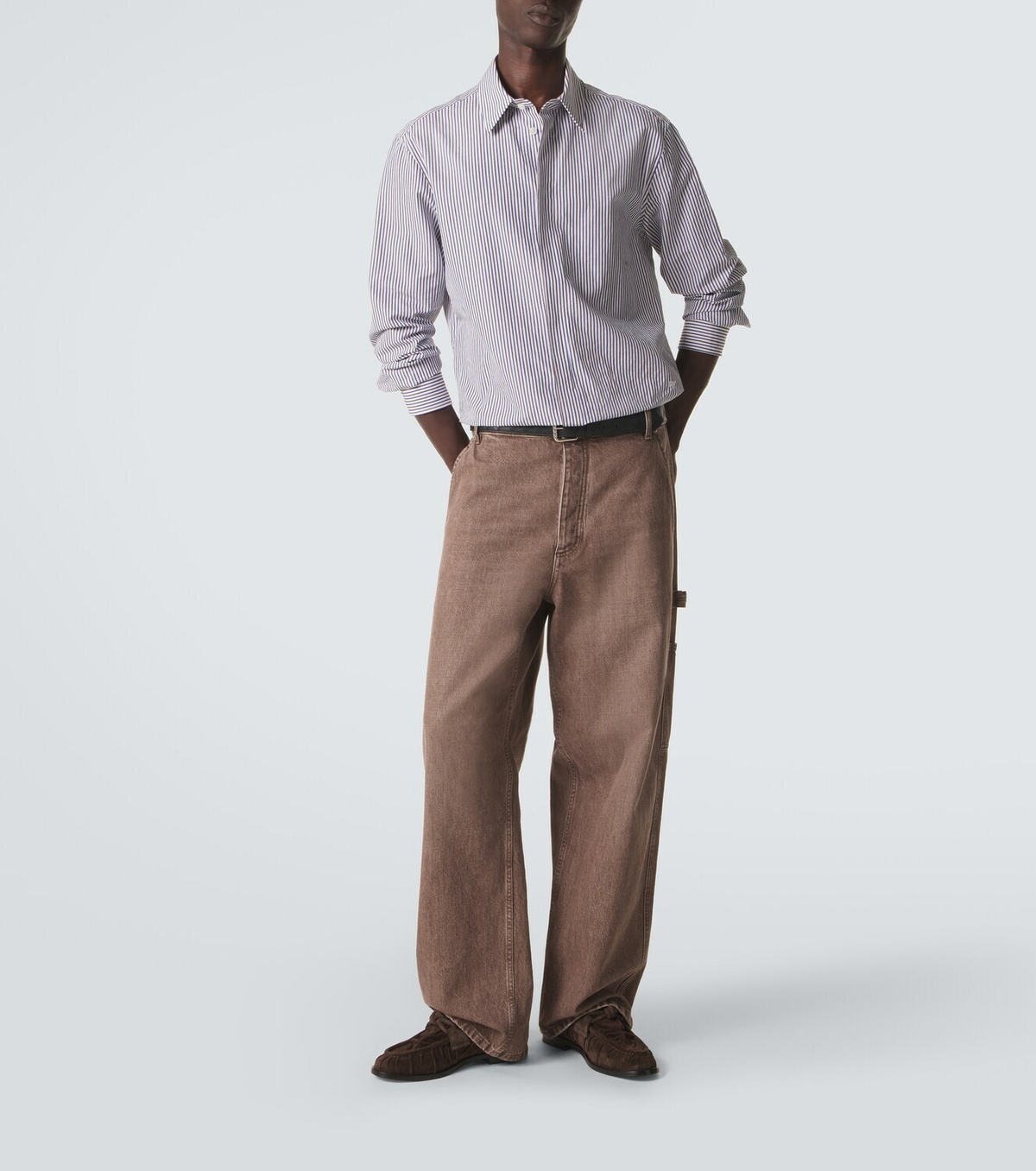Bottega Veneta Astaire Knot suede loafers