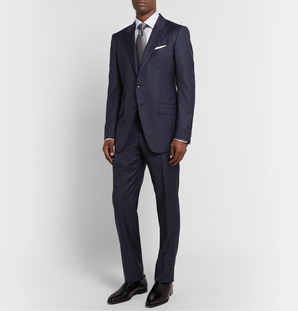 TOM FORD - Navy O'Connor Slim-Fit Super 110s Wool-Sharkskin Suit