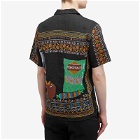 Percival Men's Meal Deal Cross Stitch Shirt in Black