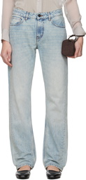 Kallmeyer Blue Adina Low-Rise Jeans