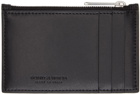 Bottega Veneta Black Intreccio Card Holder