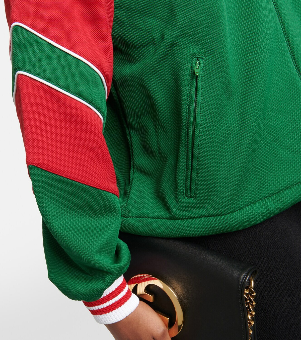 Gucci Striped cotton-blend piqué jacket Gucci