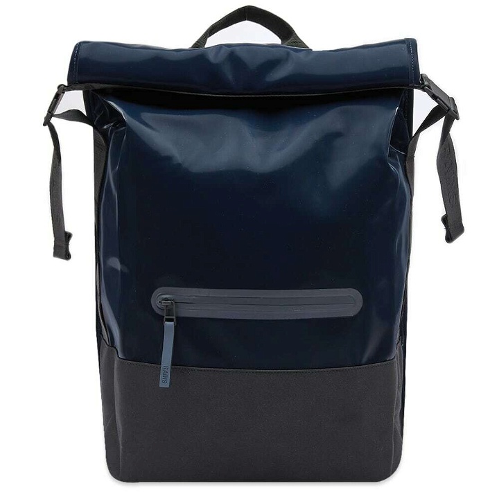 Photo: Rains Men's Trail Rolltop Backpack in Ink