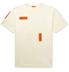 Heron Preston - Logo-Appliquéd Cotton-Blend Jersey T-Shirt - Neutrals