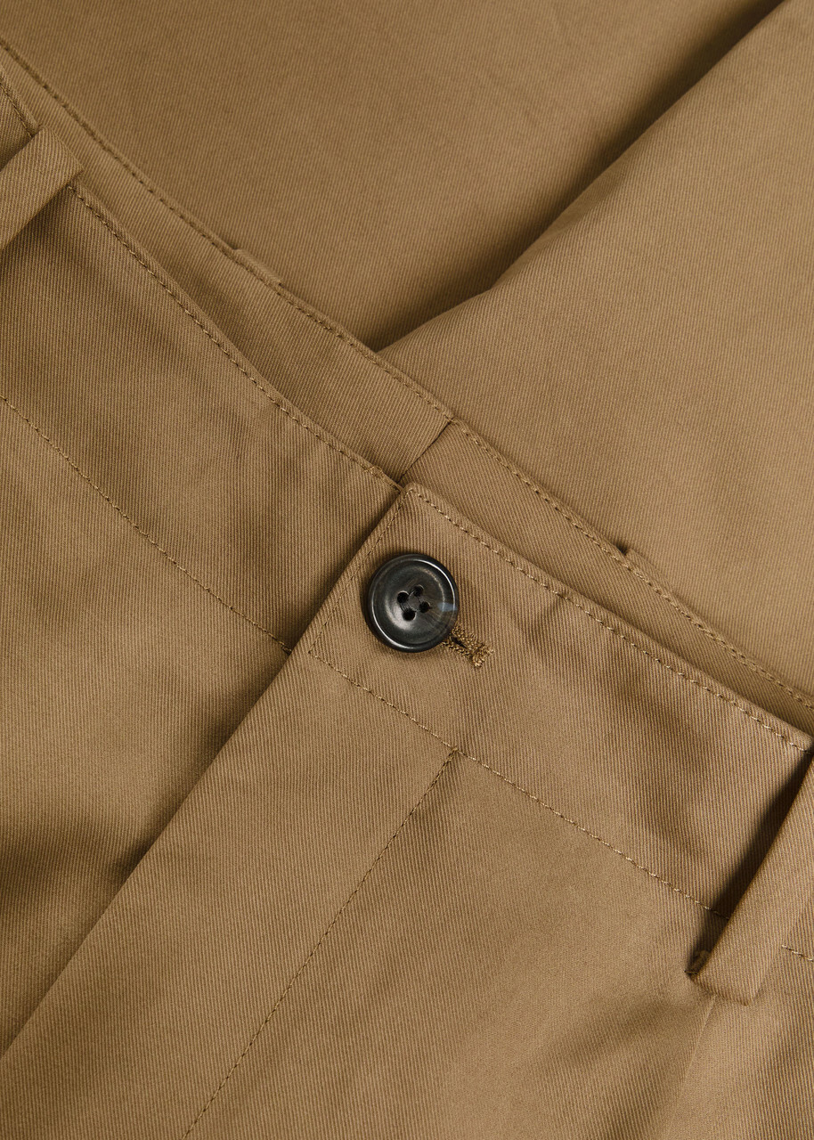 Our Legacy Bridge Wide-leg Chino Trousers Khaki