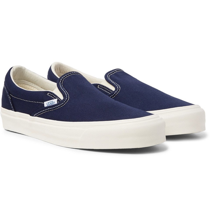 Photo: Vans - OG Classic LX Canvas Slip-On Sneakers - Men - Navy