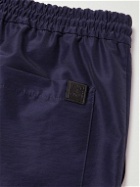 Loewe - Straight-Leg Wool-Blend Trousers - Blue
