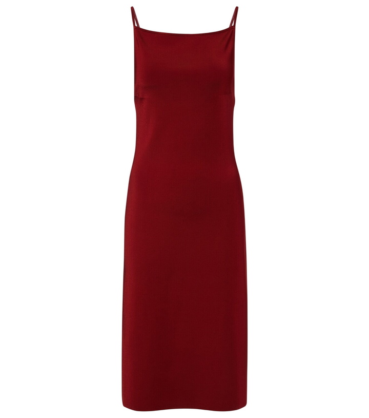 Photo: Ferragamo Ribbed-knit jersey midi dress