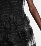 REDValentino Point d'esprit tulle minidress