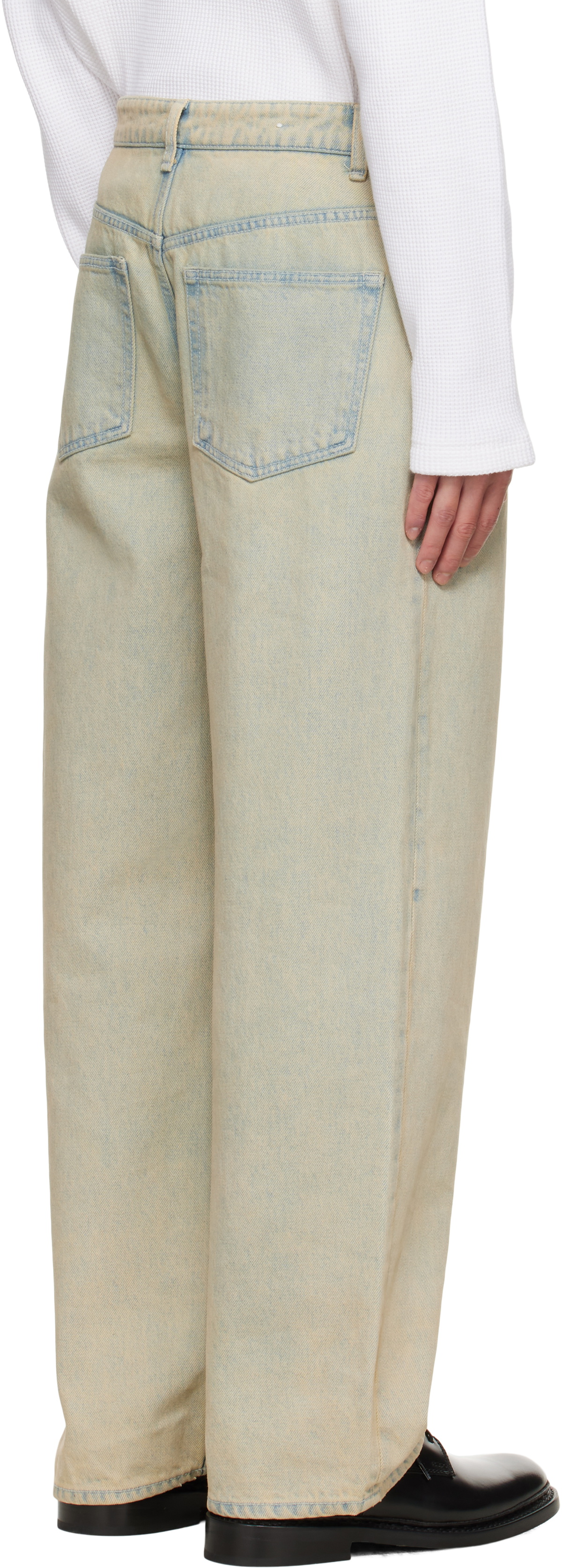 COOR Blue Relaxed-Fit Tinted Jeans
