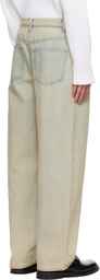 COOR Blue Relaxed-Fit Tinted Jeans