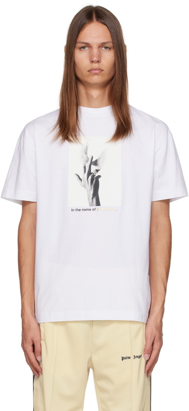 Photo: Palm Angels White Wings T-Shirt