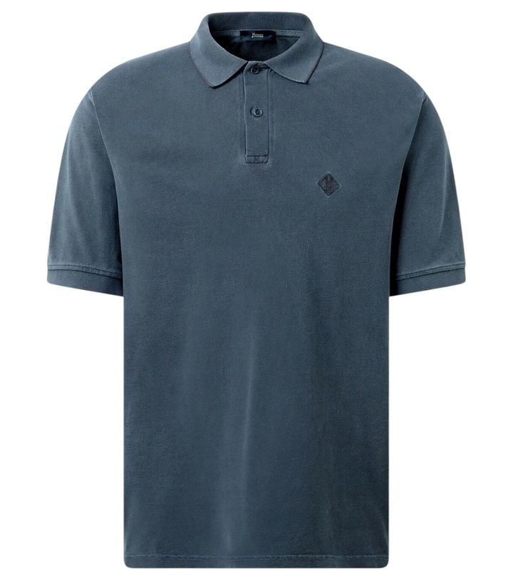 Photo: Herno Logo cotton piqué polo shirt