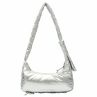 Damson Madder Women's Puffy Saz Bag in Silver 