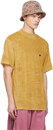 NEEDLES Yellow Mock Neck T-Shirt