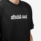 Afield Out Men's Wordmark T-Shirt in Black