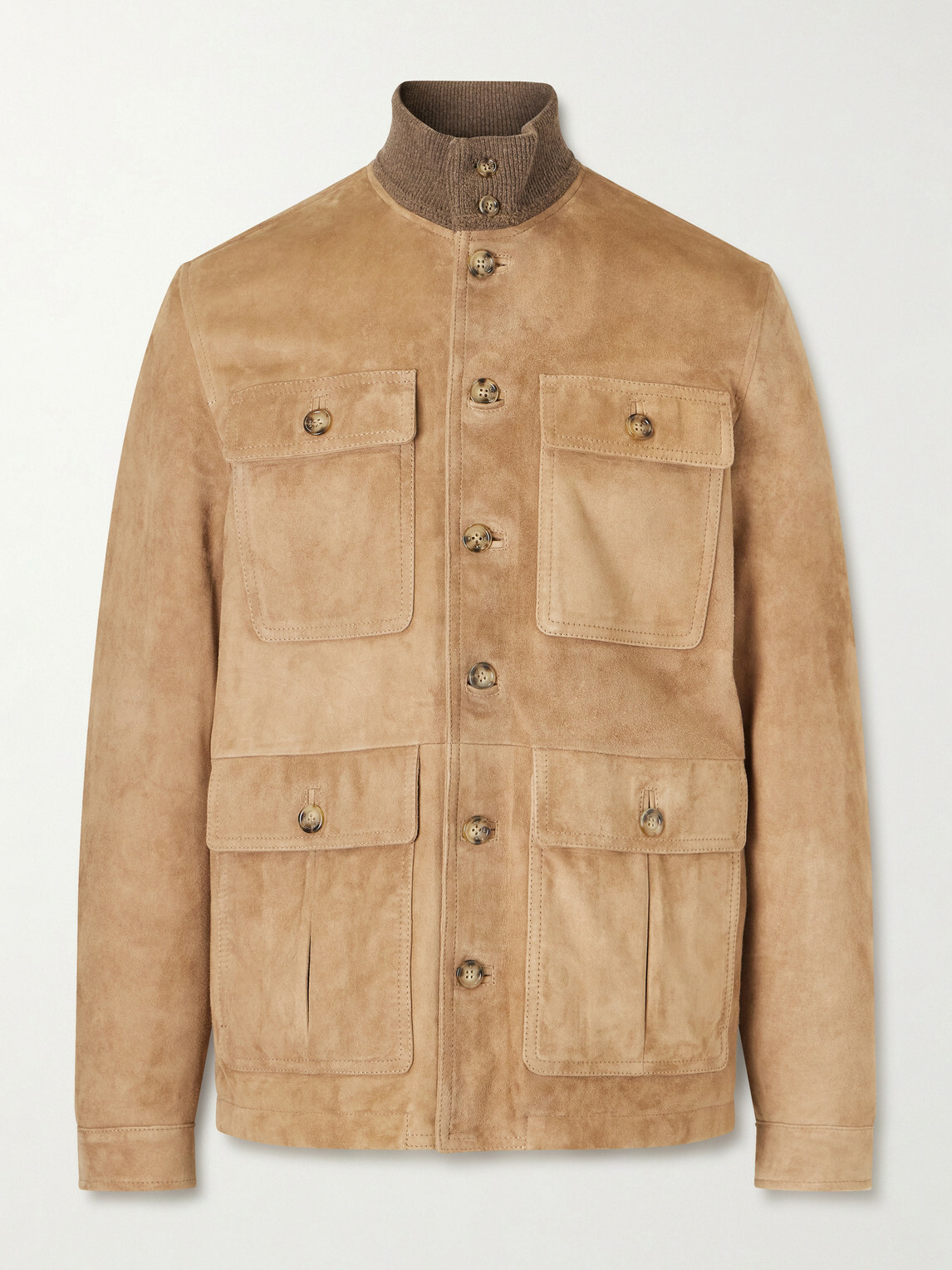 Valstar - Brera Padded Suede Field Jacket - Brown