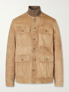 Valstar - Brera Padded Suede Field Jacket - Brown