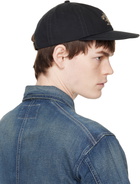 RRL Black Ranch Logo Twill Ball Cap