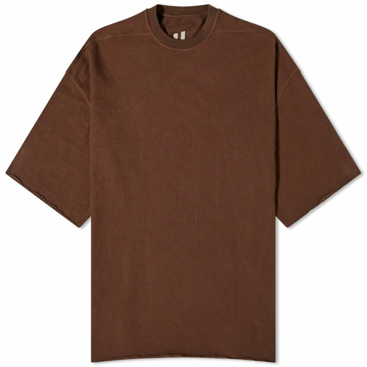 Photo: Rick Owens Men's Tommy T-Shirt in Brown