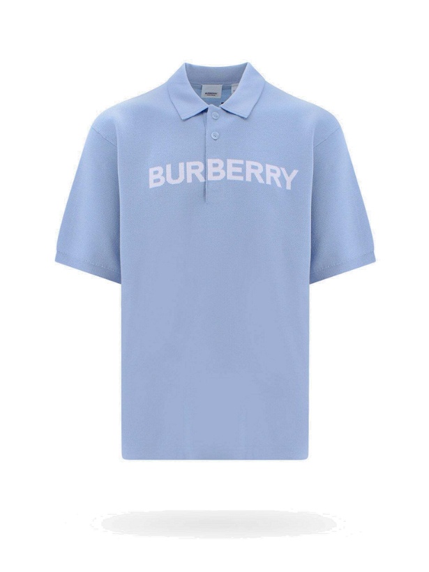 Photo: Burberry Polo Shirt Blue   Mens